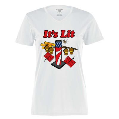 ItS Lit 2024 Women's Momentum V-Neck T-Shirt