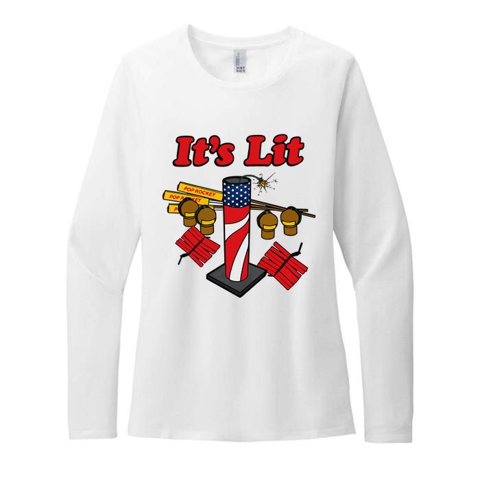 ItS Lit 2024 Womens CVC Long Sleeve Shirt