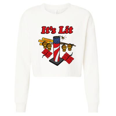 ItS Lit 2024 Cropped Pullover Crew