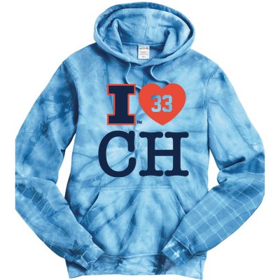 I Love 33 Ch Coleman Hawkin Tie Dye Hoodie