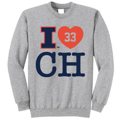 I Love 33 Ch Coleman Hawkin Tall Sweatshirt