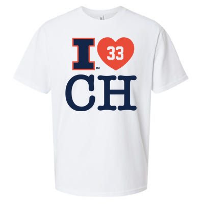 I Love 33 Ch Coleman Hawkin Sueded Cloud Jersey T-Shirt