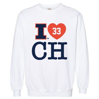 I Love 33 Ch Coleman Hawkin Garment-Dyed Sweatshirt