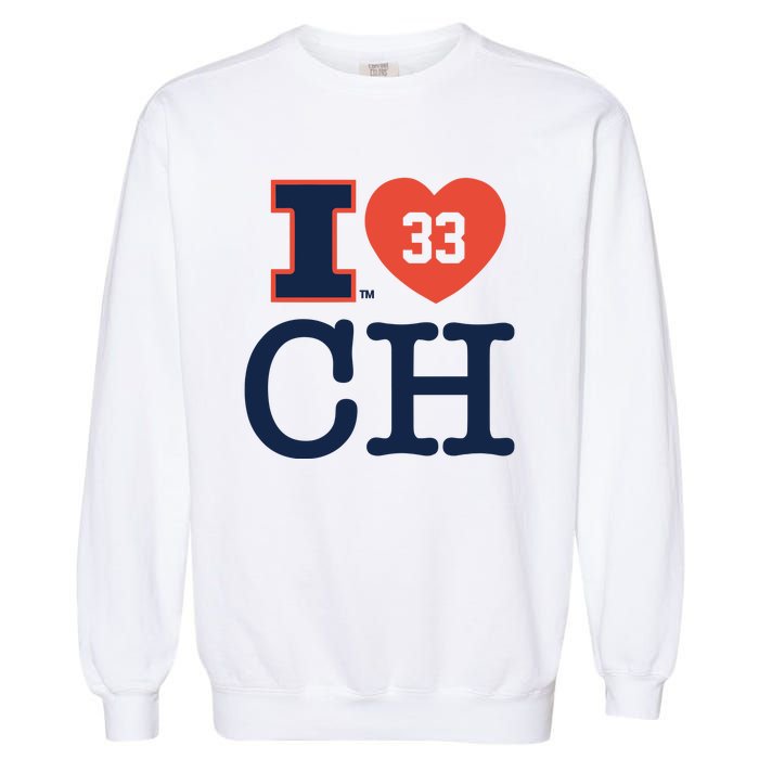 I Love 33 Ch Coleman Hawkin Garment-Dyed Sweatshirt