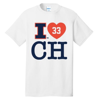 I Love 33 Ch Coleman Hawkin Tall T-Shirt