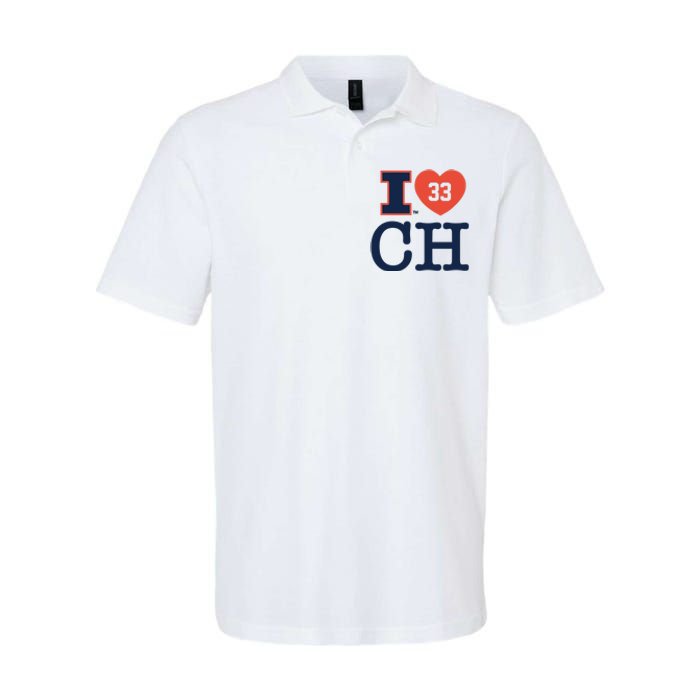 I Love 33 Ch Coleman Hawkin Softstyle Adult Sport Polo