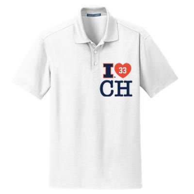 I Love 33 Ch Coleman Hawkin Dry Zone Grid Polo