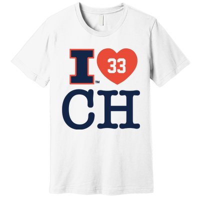 I Love 33 Ch Coleman Hawkin Premium T-Shirt