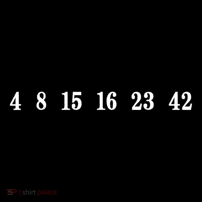IM Lost 4 8 15 16 23 42 Numbers Simple Tall T-Shirt
