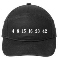 IM Lost 4 8 15 16 23 42 Numbers Simple 7-Panel Snapback Hat