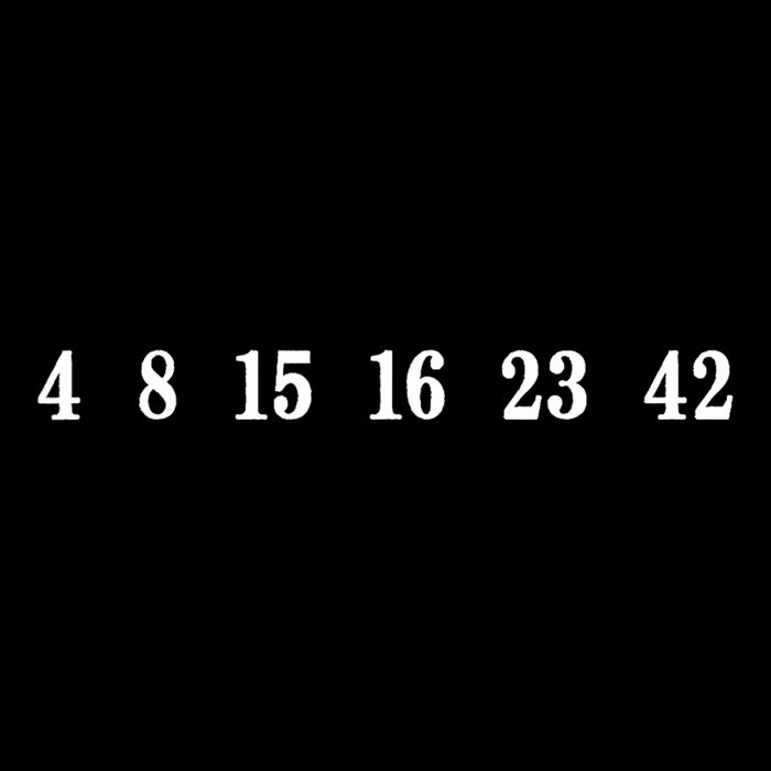 IM Lost 4 8 15 16 23 42 Numbers Simple 16 in Basic Backpack