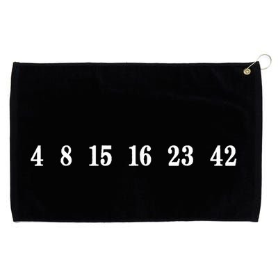 IM Lost 4 8 15 16 23 42 Numbers Simple Grommeted Golf Towel