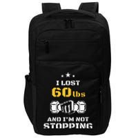 I Lost 60 Pounds Weight Loss Celebration Announcement Impact Tech Backpack