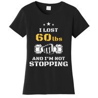 I Lost 60 Pounds Weight Loss Celebration Announcement Women's T-Shirt