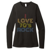 I Love 70s Rock Music Retro Vintage Womens CVC Long Sleeve Shirt