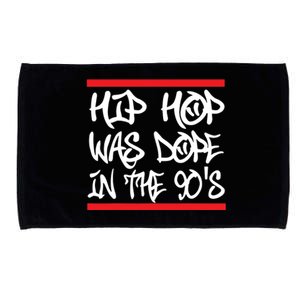 I Love 90s Hip Hop Shirts Hip Hop Was Dope In The 90s Microfiber Hand Towel