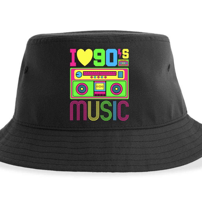 I Love 90s Music 1990s Style Hip Hop Outfit Vintage Nineties Sustainable Bucket Hat