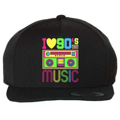 I Love 90s Music 1990s Style Hip Hop Outfit Vintage Nineties Wool Snapback Cap