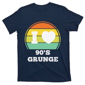 I Love 90s Grunge Rock Music Retro Party Concert Costume T-Shirt