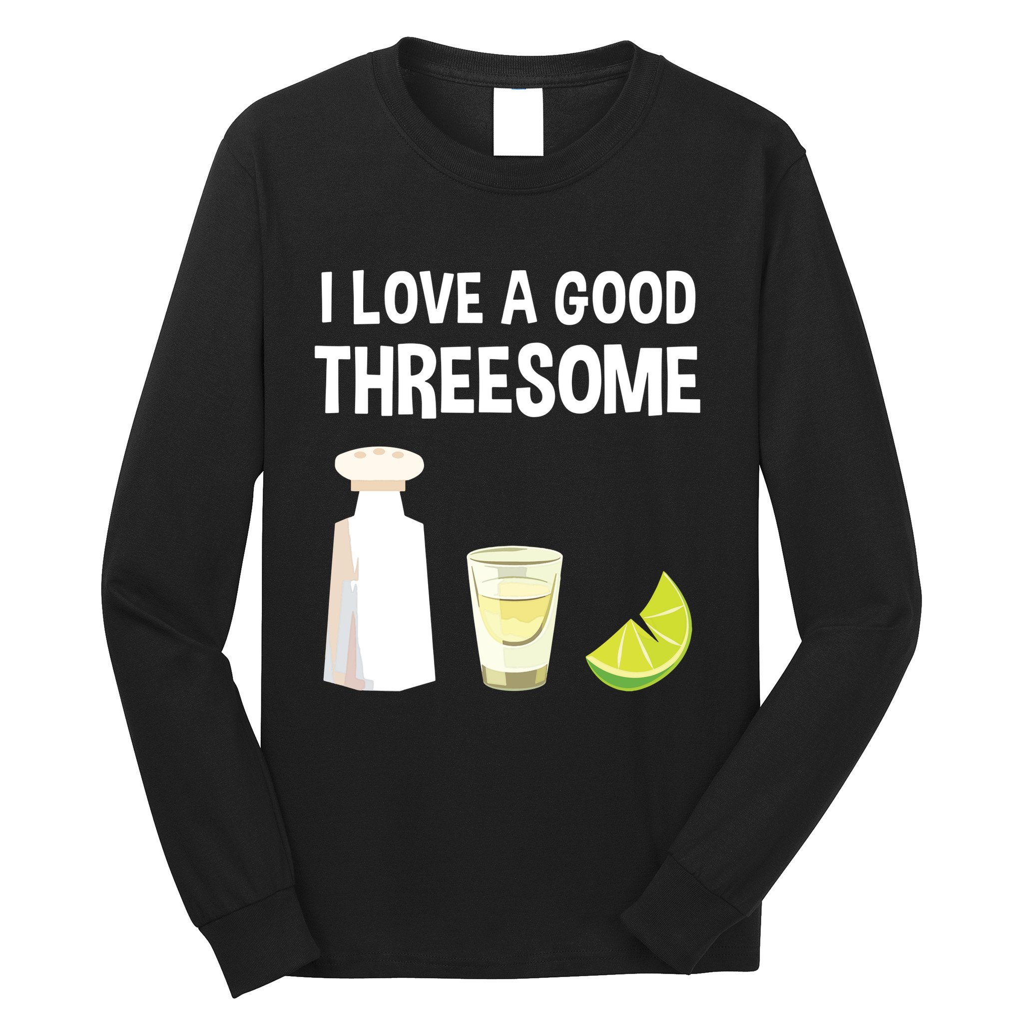I Love A Good Threesome Bartender Bar Drink Tank Top Long Sleeve Shirt