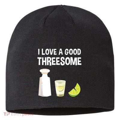 I Love A Good Threesome Bartender Bar Drink Tank Top Sustainable Beanie