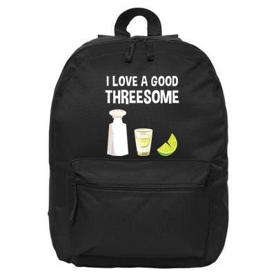 I Love A Good Threesome Bartender Bar Drink Tank Top 16 in Basic Backpack