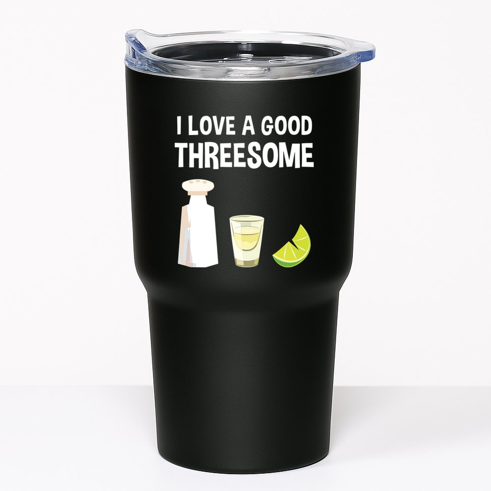 I Love A Good Threesome Bartender Bar Drink Tank Top Tumbler