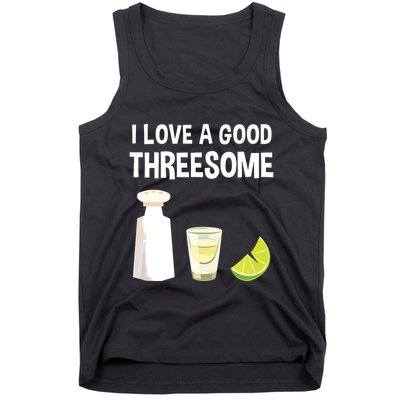 I Love A Good Threesome Bartender Bar Drink Tank Top Tank Top