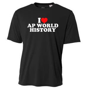 I Love AP World History Cooling Performance Crew T-Shirt