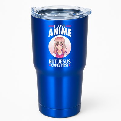 I Love Anime But Jesus Comes First Anime Tumbler