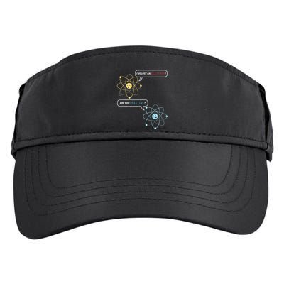 I Lost An Electron. Are You Positive Chemistry Joke Adult Drive Performance Visor