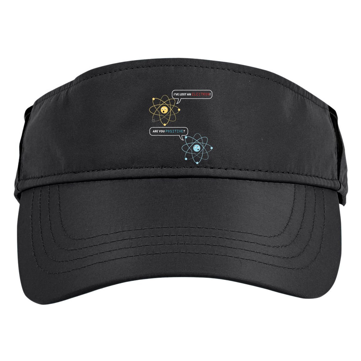 I Lost An Electron. Are You Positive Chemistry Joke Adult Drive Performance Visor