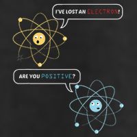 I Lost An Electron. Are You Positive Chemistry Joke Adult Drive Performance Visor