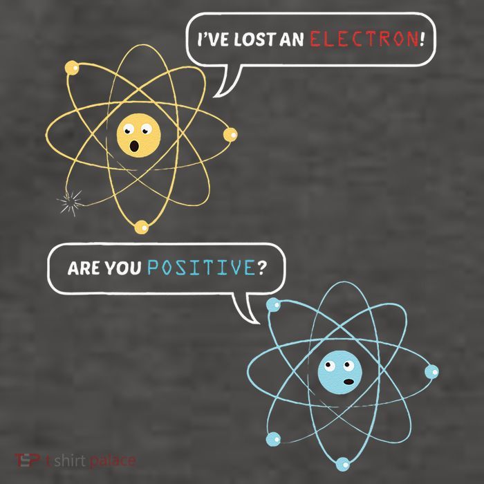 I Lost An Electron. Are You Positive Chemistry Joke Vector Backpack