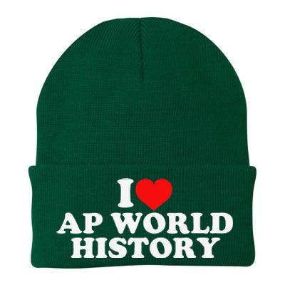 I Love AP World History Knit Cap Winter Beanie