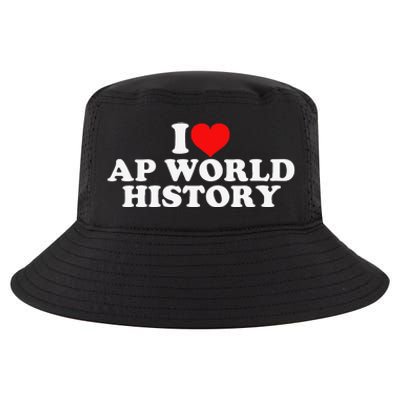 I Love AP World History Cool Comfort Performance Bucket Hat