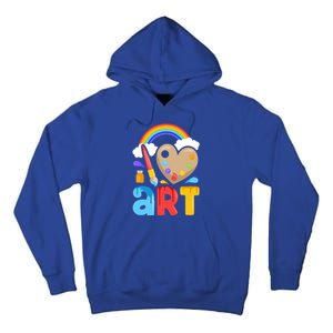 I Love Art Artist Painter Colorful Painting Funny Gift Girls Gift Tall Hoodie