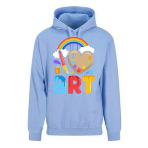 I Love Art Artist Painter Colorful Painting Funny Gift Girls Gift Unisex Surf Hoodie