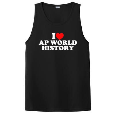 I Love AP World History PosiCharge Competitor Tank