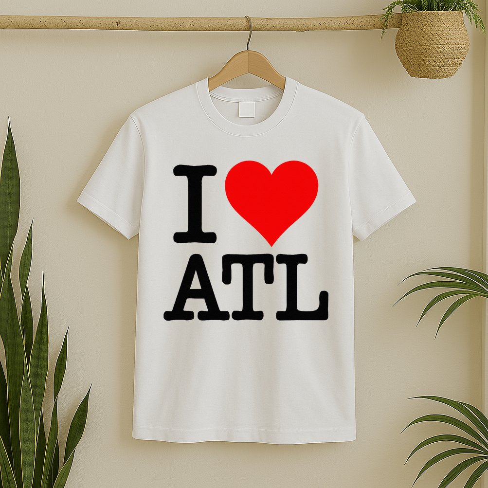 I LOVE ATLANTA GEORGIA HEART T-Shirt