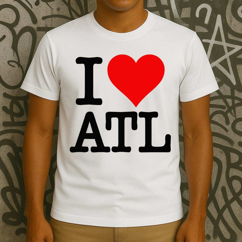 I LOVE ATLANTA GEORGIA HEART T-Shirt