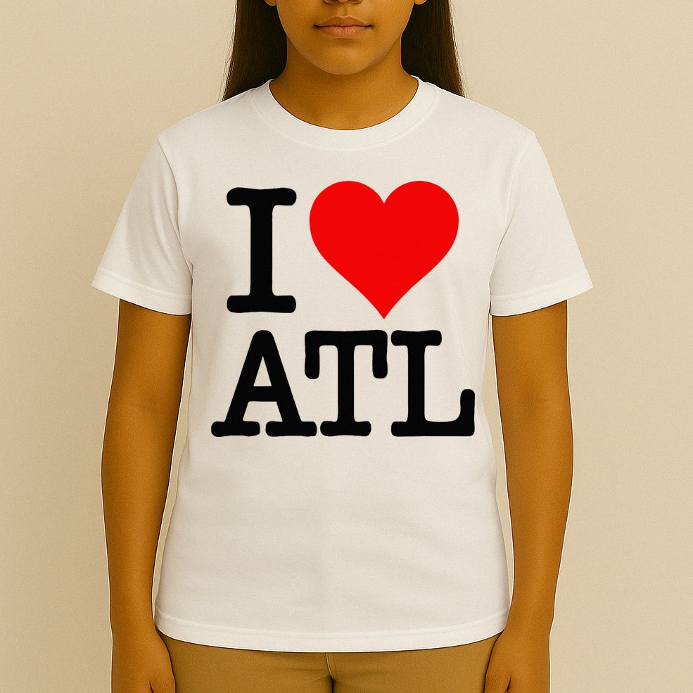I LOVE ATLANTA GEORGIA HEART T-Shirt
