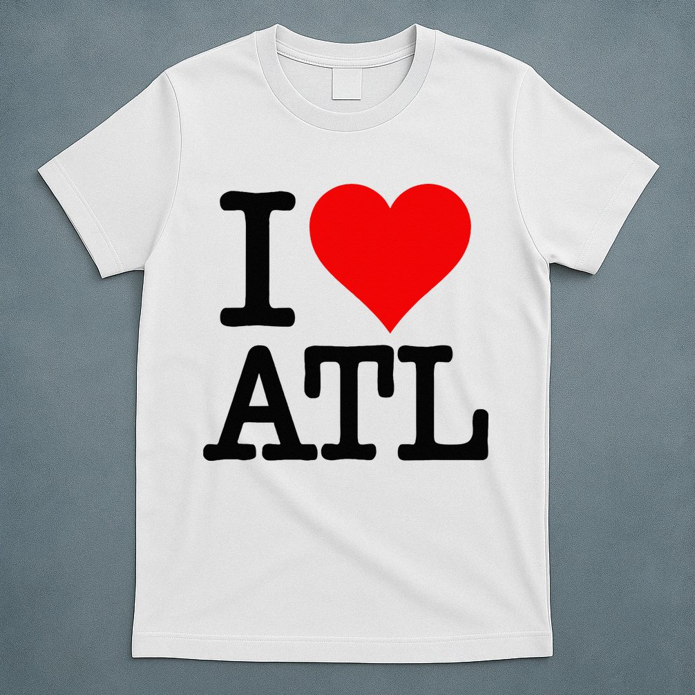 I LOVE ATLANTA GEORGIA HEART T-Shirt