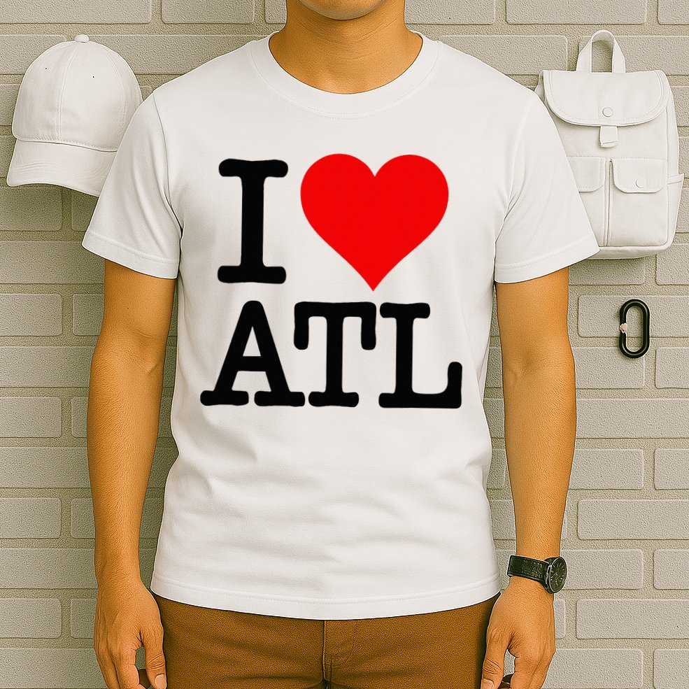 I LOVE ATLANTA GEORGIA HEART T-Shirt