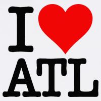 I LOVE ATLANTA GEORGIA HEART T-Shirt