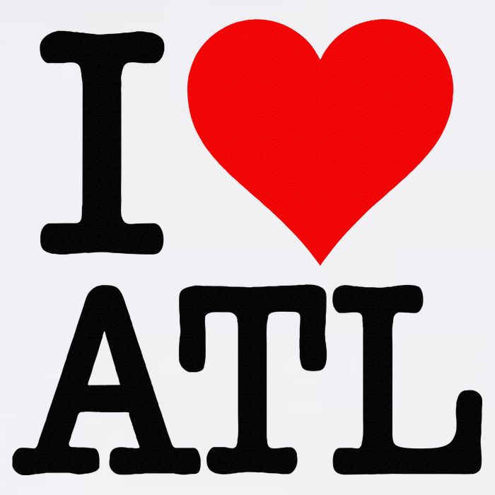 I LOVE ATLANTA GEORGIA HEART T-Shirt