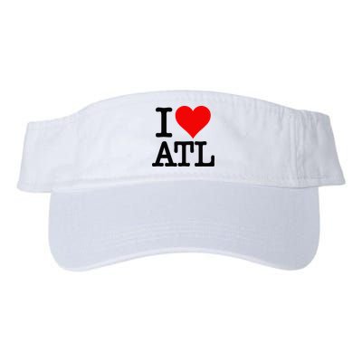 I LOVE ATLANTA GEORGIA HEART Visor