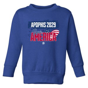 I Love America Asteroid 99942 Apophis 2029 April Gift Toddler Sweatshirt