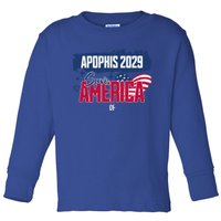 I Love America Asteroid 99942 Apophis 2029 April Gift Toddler Long Sleeve Shirt