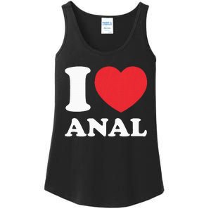 I Love Anal Viral Funny Joke Naughty Urban Slang Butt Ladies Essential Tank